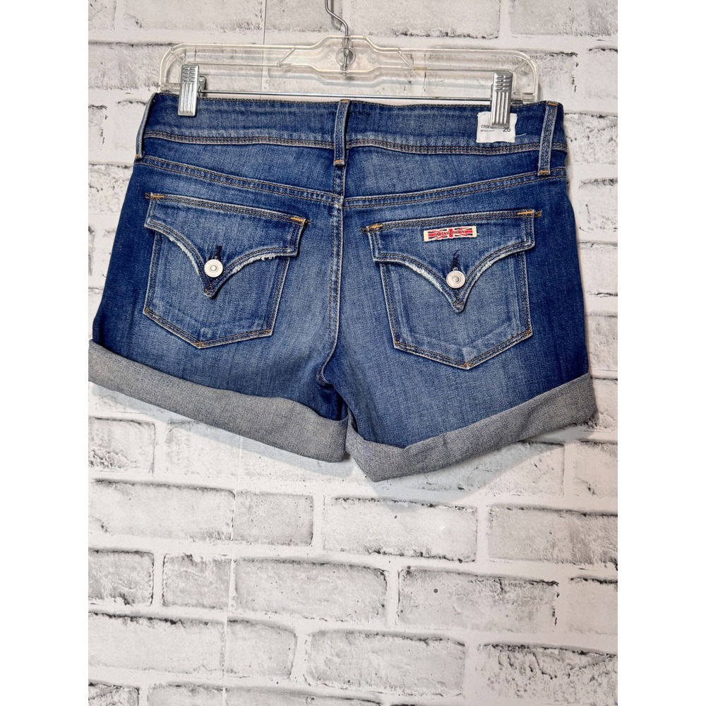 HUDSON Denim Shorts Women's Size 26 Cuffed - Picture 2 of 9